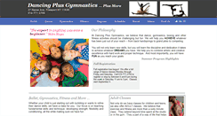 Desktop Screenshot of dancingplusgymnastics.com